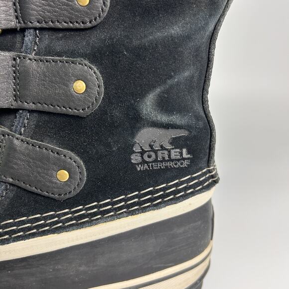 Sorel Joan of Arctic Fur Boots Women's 8 Waterproof Suede Winter Snow Aspen - Picture 4 of 11